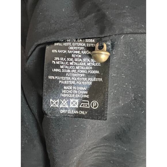 Moulinette Soeurs Linnea Burnout Velvet Metallic Mini Swing Dress Multi Women XS - Picture 7 of 10